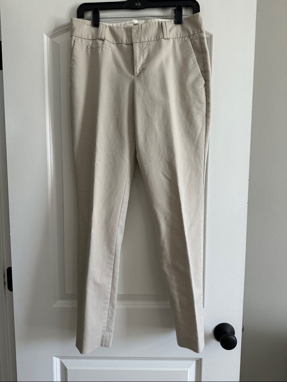 Banana Republic Light Beige Slim Chinos